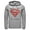 Athletic Heather, variant on Men's Superman Man of Steel Beveled Logo  Pull Over Hoodie Black Medium