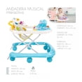 thumbnail image 4 of Andadera Musical de Bebé Interactiva Plegable Portátil, AZUL, 4 of 4