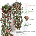 thumbnail image 2 of Garland BLEUM CADE, 5 rosas y 5 hiedras, 12,5 m en total, 2 of 9