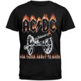 thumbnail image 2 of AC/DC Men's Flaming For Those About To Rock Short Sleeve T Shirt, 2 of 2