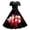 C-Black194, variant on Summer Dresses For Women Casual Crew Neck Heart Printed Short Sleeve Flowy A Line Midi Swing Dress Comfortable Dresses