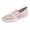 Pink, variant on Womens Knit Slip on Flat Walking Shoes Comfortable Lightweight Soft Sole Non-Slip Nursing Work Driving Loafers Fall Casual Footwear Black Size 6