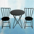 thumbnail image 3 of Juego de Sillas y Escritorio de Casa de Muñecas Sunnimix Mini Muebles Negro, 3 of 8