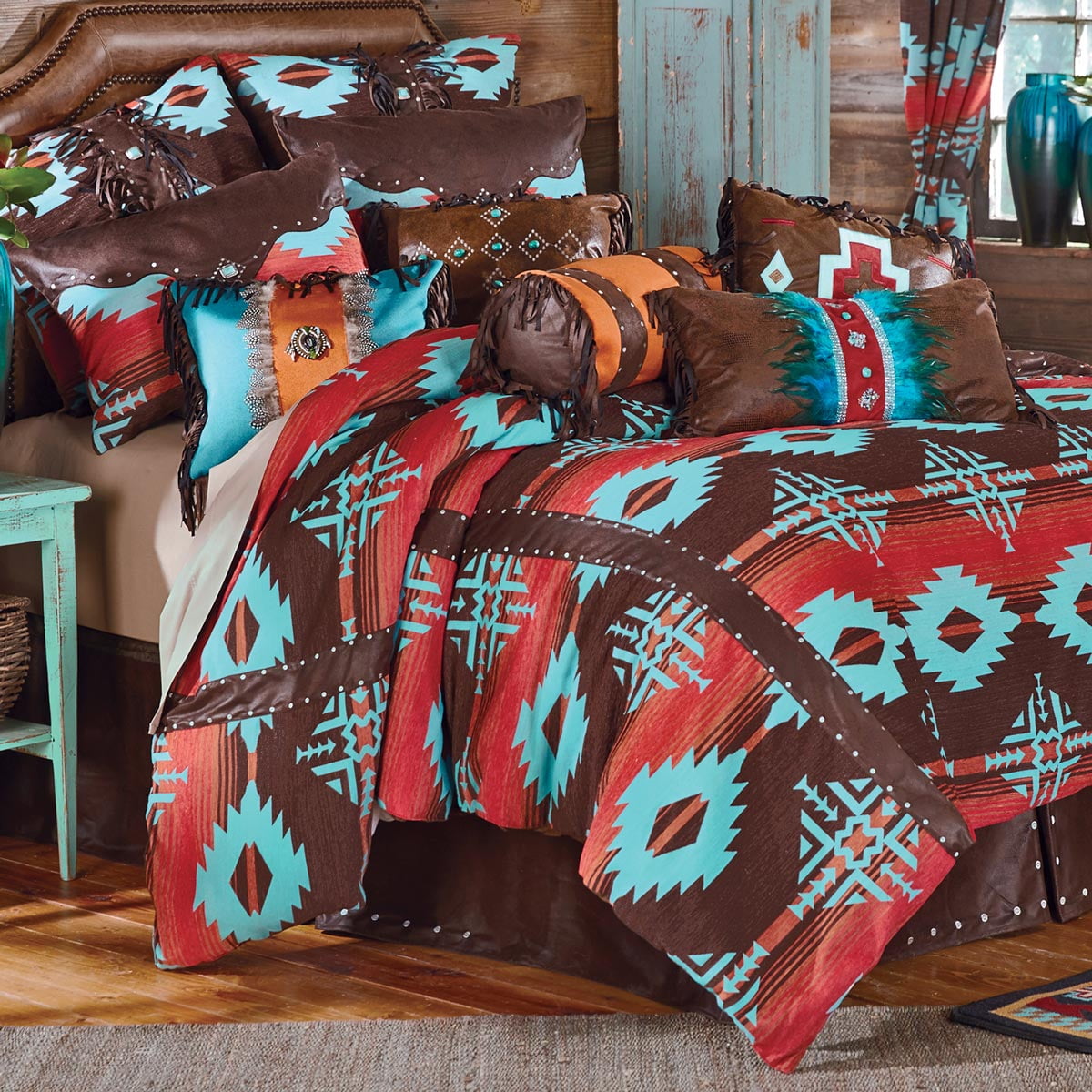 Southwest Shadows Bed Set Queen Clearance Com