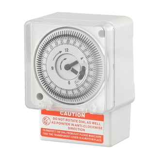 Woods 59104WD 208-277V 40A DPST Indoor 24-Hour Mechanical Time