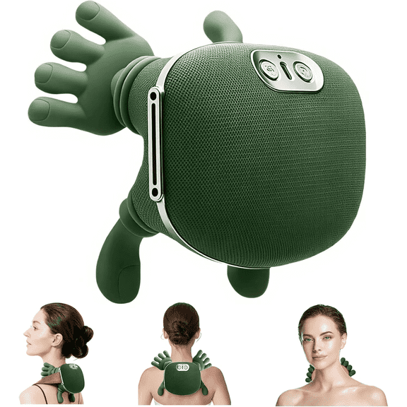 6D Hand-Simulated Heating Massager, with Deep Kneading for Neck, Shoulder Trapezius, Shoulders, And Legs - Perfect Gift for Seniors