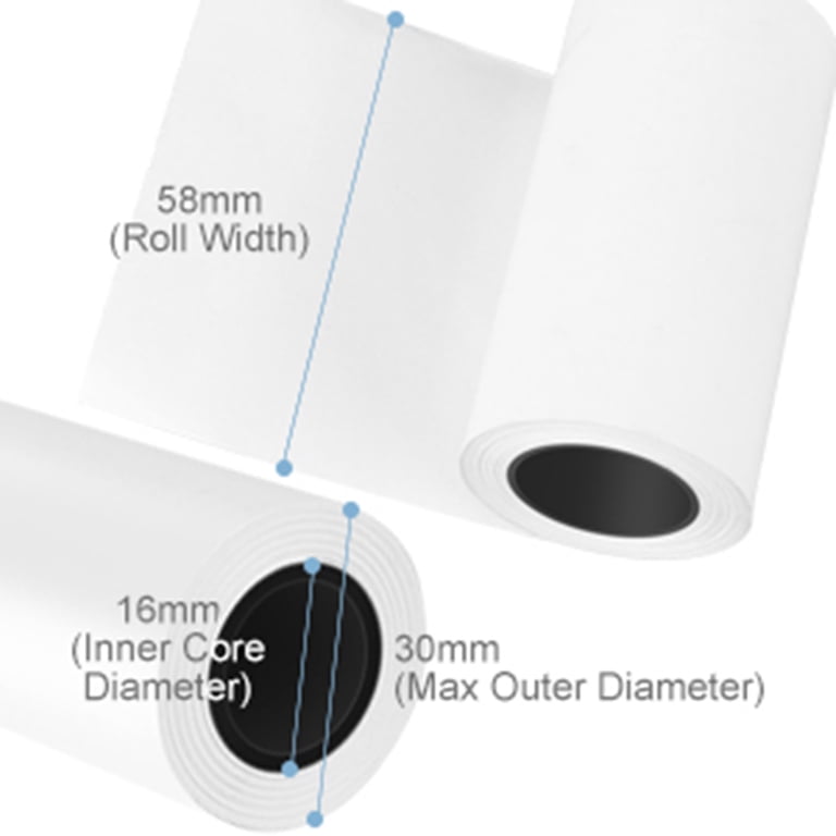 PAPRMA Thermal Paper Receipt Rolls - 10 Rolls Of 3 1/8'' X 119' POS Cash Register Paper For Square Terminal & Credit Card Machines