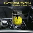 thumbnail image 6 of 30oz Bee Happy Stainless Steel Tumbler with Handle, Flip Straw & Lid - Double Wall Insulated Water Bottle Cup - Animal Lover Birthday Gifts for Women Men (Yellow), 6 of 6