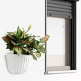 thumbnail image 6 of Visland Wall Hanging Planter Plants Basket Half Round Flower Holder Planter Pot with S Hooks Flower Pot Basket Container with Water Storage Space Design Container, 6 of 6