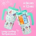 thumbnail image 4 of Vaso para Beber SANDJEST con Diseño de Sirena, Taza Térmica para Niños, 591 ml, 4 of 7