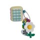 thumbnail image 1 of Earbuds Protective Case Plaid Pattern Earbuds Case Cover with Flower Pendant for IOS Earbuds 1 and 2 for IOS Earbuds 1 and 2, 1 of 2
