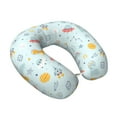 thumbnail image 2 of Goofa Space With Dino Astronauts Pattern Travel Pillow Memory Foam - Head Neck Support Airplane Pillow U-shaped Pillow Office Nap pillow Ergonomic Travel Accessory, 2 of 8