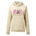 thumbnail image 4 of Womens Pullover Hoodies Sweatshirt Graphic Print Long Sleeve Drawstring Casual Loose Thanksgiving Tops with Pockets, 4 of 6