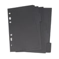 thumbnail image 2 of Cheers 5Pcs Index Diviseurs Anti-Défaillance Compatible Papier 6-ring Dossier Index Séparateurs pour l'École, 2 of 2