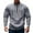 Gray, variant on Men's Half Zip Multi Pockets Sweatshirts Athletic Casual Long Sleeve Sweater Pullover Fall Oversized Tops (L, Army Green)