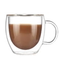 thumbnail image 4 of Coofit 2PCS 5.1oz Espresso Cup Creative Insulated Espresso Glass Coffee Glass, 4 of 10
