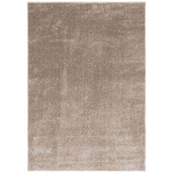 SAFAVIEH Penelope Braden Solid Shag Area Rug, Taupe, 8' x 10'