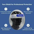 thumbnail image 2 of Full Face Shield, Protective Face Shield Anti Splash Clear Film Protect Face and Eyes with Adjustable Band and Comfort Sponge, 2 of 5