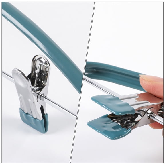 OUNONA 5-Pack Non- Green Clothes Hangers for Household Storage and Clothes Organization
