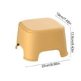 thumbnail image 3 of Plastic Stool Stackable Household Stool Compact Step Stool for Bathroom Kitchen Outdoor Camping Portable Lightweight Seat, 3 of 6