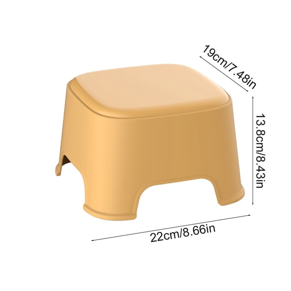 YYUZH Sturdy Stool, Compact Foldable Stackable Mini Seat, Non-Slip Legs for Indoor Outdoor Use, Multi-Purpose Step Stool in Assorted Colors, Easy to Clean