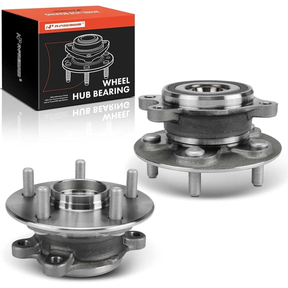A-Premium 2 x Front Wheel Bearing and Hub Assembly with 5-Lug Compatible with Toyota Camry 2018-2024 RAV4 2019-2023 Avalon 2021 Venza 2021-2023 & Lexus ES250 2021-2024