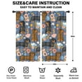 thumbnail image 2 of Blackout Kids Curtains,Dachshund and Flower Childrens Insulated Curtains Set Of 2,Bedroom Essentials,Toddler Room Decor 42"x84"(106x213cm), 2 of 4