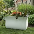 thumbnail image 6 of Mayne Valencia 36" x 16" x 22" Tall Rectangular White Plastic Planter, 6 of 10