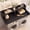 Black, variant on Mintazer 54" Laundry Room Countertop, 2 Tier Washer Dryer Topper with Storage Shelf for Laundry Room, Natural