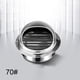 thumbnail image 5 of Injueey Campana de escape Ventilación de aire Ventilador para el hogar Accesorios mejorados lavables de acero inoxidable Rejilla de Accesorios de baño setenta, 5 of 6
