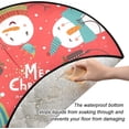 thumbnail image 2 of GZHJMY Christmas Snowman Christmas Tree Mat, Round Christmas Tree Stand Mat Decoration for Holiday Party Home Christmas Day Ornaments Floor Door, 28.3", 2 of 6