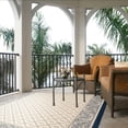 thumbnail image 4 of Safavieh Courtyard Brion Oriental Indoor/Outdoor Area Rug, Beige/Navy, 6'7" x 9'6", 4 of 9