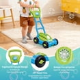thumbnail image 7 of Bubble Lawn Mower,Kids Push Bubble Machine,Summer Outdoor Push Toy Gifts for Preschool Toddlers 1-3,Blue, 7 of 7