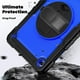 thumbnail image 4 of Funda para Samsung Galaxy Tab A11 Plus de 11 pulgadas (2025) y A9 Plus de 11 pulgadas (2023), resistente, a prueba de golpes, con soporte giratorio de 360° y correa de mano/bandolera., 4 of 9