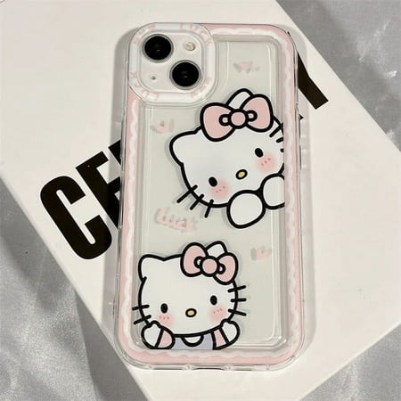 Apple iPhone 15 Gennemsigtig cover Hello Kitty - LV 0532