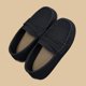 thumbnail image 5 of Negro Plato Vestido Zapatos Niños de las Niñas Cuatro Estaciones Estilo Británico de Color Sólido de un Pie Plano Suave-Suela Mochilas Vestido de Cuero Falso, 5 of 5
