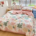 thumbnail image 3 of Jubipavy 59.06x78.74in Floral Print Summer Quilt, Polyester Cool-Feel Air Conditioner Quilt, Machine-Washable, 3 of 4
