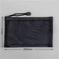 thumbnail image 6 of Zipper Mesh Pouch Pencil Pouch, Multipurpose Nylon Mesh Cosmetic Bag Makeup Travel Case, Pencil Case, Travel Organizer, Travel Storage Makeup Bag, 1 Pc, 7.87x4.72", 6 of 8