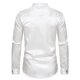 thumbnail image 4 of Tops para hombre Camisas Blusas Elegantes Camisas casuales de manga larga Moda sólida Raya deportiva Camisa con doble bolsillo a presión Odeerbi ODB-5, 4 of 9