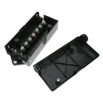 Worgeous  Trailer Wire Box Outlet Covers Weather Proof Electrical Boxes Black