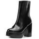 thumbnail image 3 of Botin Tacon Alto Para Dama Salamandra Negro Con Plataforma negro 25.5, 3 of 6