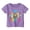 Purple, variant on PMVFHDE Easter Kids Tee Funny Holiday Shirt Summer Short Sleeve Crewneck Top For Girls Grey,3-4 Years