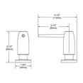 thumbnail image 2 of Elkay LK325LS Lustrous Steel Soap/Lotion Dispenser, 2 of 2