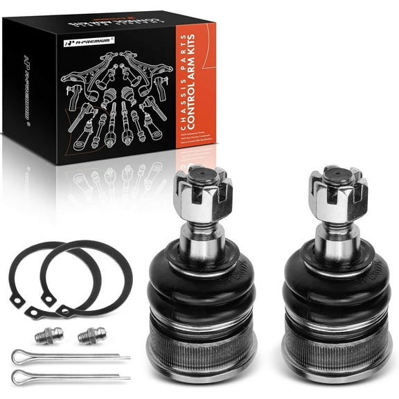 A-Premium Front Lower Ball Joints Compatible with Honda Civic Acura EL 2001-2005 1.3L 1.7L Replace# 51210S5AJ20, 51210S5AJ30 2-PC Set