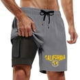 thumbnail image 1 of WILLBEST Pantalones Cortos de Verano para Hombre, Deportivos, de Moda, para Playa, Ocio, Viajes, Poliéster, Estampado de Cocoteros, 339, 1 of 3