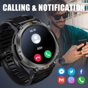 EIGIIS Smart Watch for Men Women Bluetooth Call (Answer/Make Call) Waterproof 1.45 Military Tactical Fitness Watch Tracker