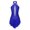 Blue, variant on Kaerm Women Sleeveless Lyrical Dance Dress Shiny Rhinestone Figure Ice Skating Leotard Dresses Purple M