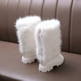 thumbnail image 3 of Eltusu Girls Winter Boots, Soft Breathable Non Slip Thermal Kids Shoes White Size 10-12 T, 3 of 6