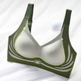 thumbnail image 5 of Wireless Bras for Women Push up Bra Seamless Bralettes V Neck Wirefree Tshirt Bras with Adjustable Strap, 5 of 5