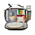 thumbnail image 2 of 6L Leakproof Lunch Tote with Thermal Lining Lunch Bag Picnic Cooler Bag Mint Green Rabbits, 2 of 9